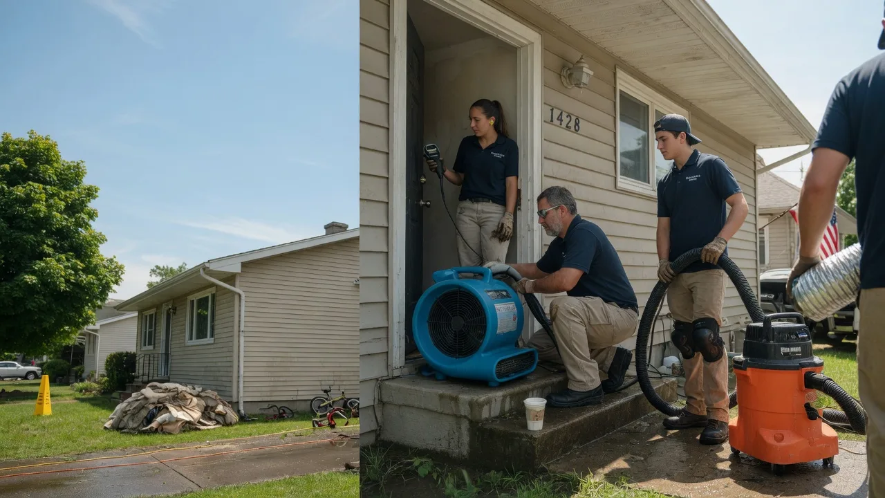 Water Damage Restoration in Wolcottville, IN near me